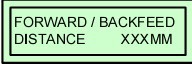 FORWARD/BACKFEEDľxO(sh)